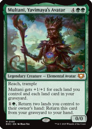 Multani, Yavimaya's Avatar (EOC-100) - Commander: Edge of Eternities | Grognard Games