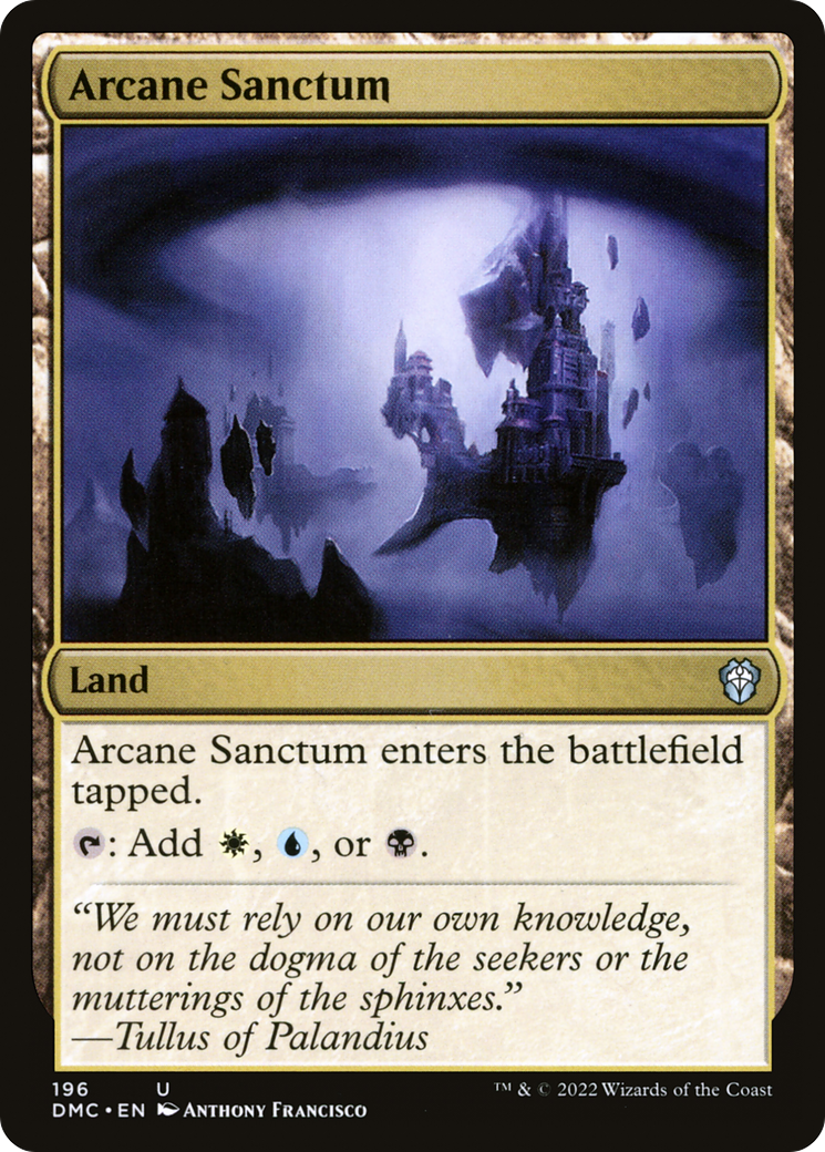 Arcane Sanctum [Dominaria United Commander] | Grognard Games