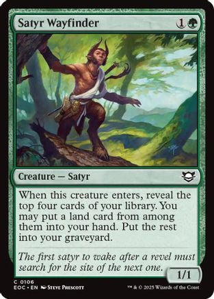 Satyr Wayfinder (EOC-106) - Commander: Edge of Eternities | Grognard Games