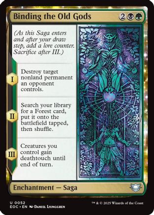 Binding the Old Gods (EOC-052) - Commander: Edge of Eternities | Grognard Games