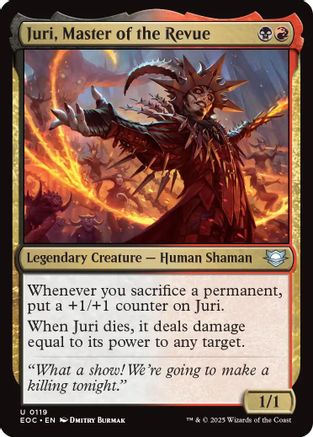 Juri, Master of the Revue (EOC-119) - Commander: Edge of Eternities | Grognard Games