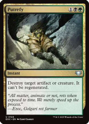 Putrefy (EOC-124) - Commander: Edge of Eternities | Grognard Games