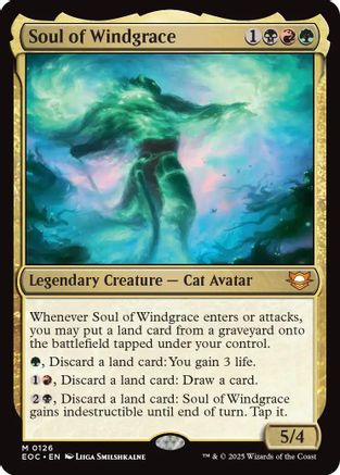 Soul of Windgrace (EOC-126) - Commander: Edge of Eternities | Grognard Games