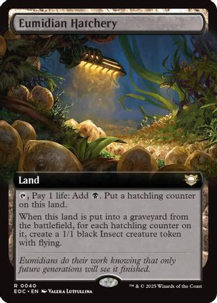 Eumidian Hatchery (Extended Art) (EOC-040) - Commander: Edge of Eternities | Grognard Games
