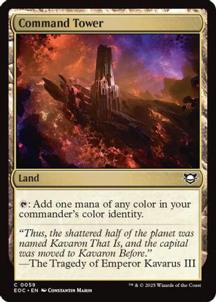 Command Tower (EOC-059) - Commander: Edge of Eternities | Grognard Games