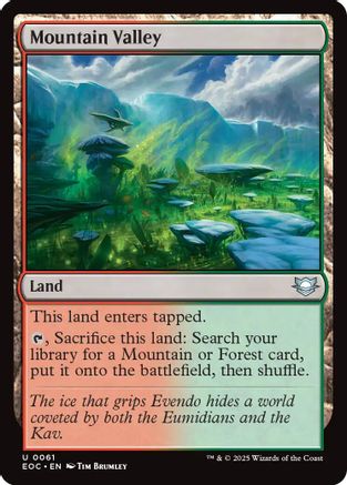 Mountain Valley (EOC-061) - Commander: Edge of Eternities | Grognard Games