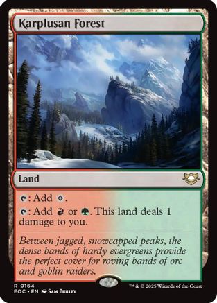Karplusan Forest (EOC-164) - Commander: Edge of Eternities | Grognard Games