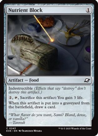 Nutrient Block (EOE-243) - Edge of Eternities | Grognard Games