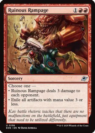 Ruinous Rampage (EOE-158) - Edge of Eternities Foil | Grognard Games