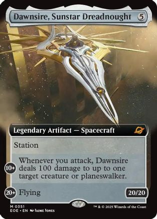 Dawnsire, Sunstar Dreadnought (Extended Art) (EOE-351) - Edge of Eternities | Grognard Games