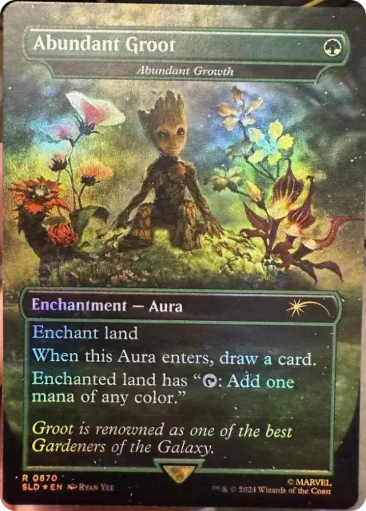 Abundant Groot - Abundant Growth (Rainbow Foil) [Secret Lair Drop Series] | Grognard Games