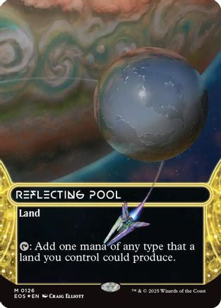 Reflecting Pool (0126) (Borderless) (Galaxy Foil) (EOS-126) - Edge of Eternities: Stellar Sights Foil | Grognard Games