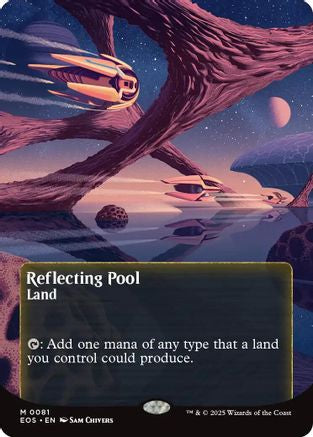 Reflecting Pool (0081) (Borderless) (EOS-081) - Edge of Eternities: Stellar Sights Foil | Grognard Games