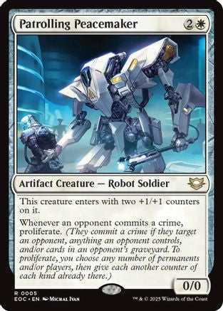 Patrolling Peacemaker (EOC-005) - Commander: Edge of Eternities | Grognard Games
