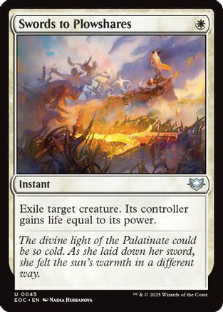 Swords to Plowshares (EOC-045) - Commander: Edge of Eternities | Grognard Games