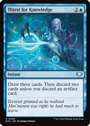 Thirst for Knowledge (EOC-048) - Commander: Edge of Eternities | Grognard Games