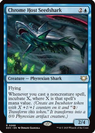 Chrome Host Seedshark (EOC-068) - Commander: Edge of Eternities | Grognard Games