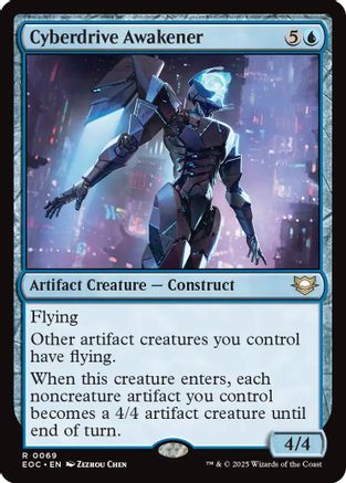 Cyberdrive Awakener (EOC-069) - Commander: Edge of Eternities | Grognard Games