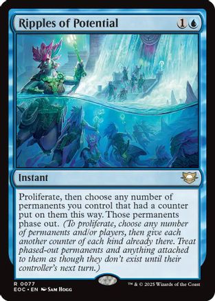 Ripples of Potential (EOC-077) - Commander: Edge of Eternities | Grognard Games