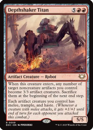 Depthshaker Titan (EOC-009) - Commander: Edge of Eternities | Grognard Games
