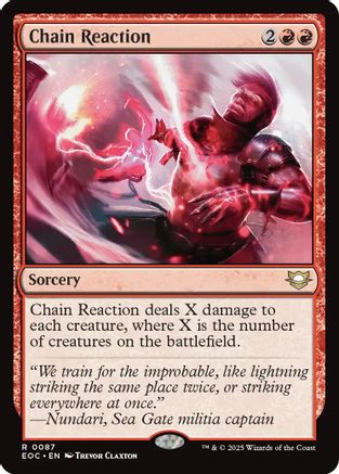 Chain Reaction (EOC-087) - Commander: Edge of Eternities | Grognard Games