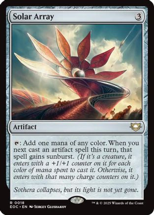 Solar Array (EOC-018) - Commander: Edge of Eternities | Grognard Games