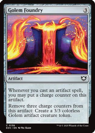 Golem Foundry (EOC-138) - Commander: Edge of Eternities | Grognard Games