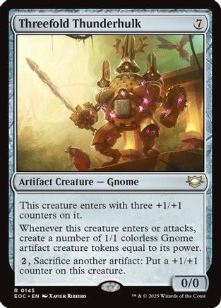 Threefold Thunderhulk (EOC-145) - Commander: Edge of Eternities | Grognard Games