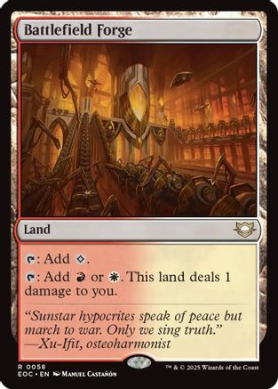 Battlefield Forge (EOC-058) - Commander: Edge of Eternities | Grognard Games