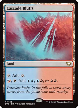 Cascade Bluffs (EOC-153) - Commander: Edge of Eternities | Grognard Games