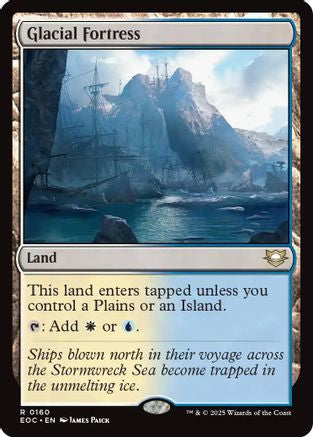 Glacial Fortress (EOC-160) - Commander: Edge of Eternities | Grognard Games