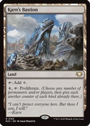 Karn's Bastion (EOC-163) - Commander: Edge of Eternities | Grognard Games