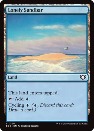 Lonely Sandbar (EOC-166) - Commander: Edge of Eternities | Grognard Games