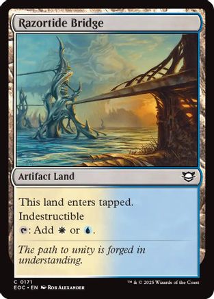Razortide Bridge (EOC-171) - Commander: Edge of Eternities | Grognard Games
