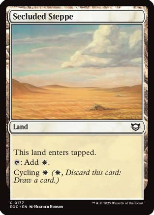 Secluded Steppe (EOC-177) - Commander: Edge of Eternities | Grognard Games