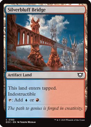Silverbluff Bridge (EOC-180) - Commander: Edge of Eternities | Grognard Games