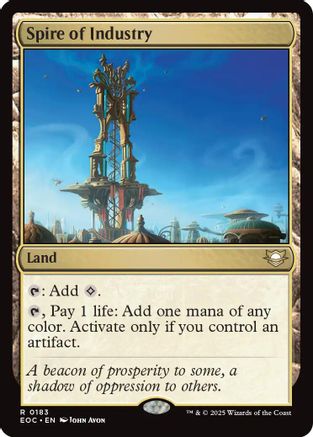 Spire of Industry (EOC-183) - Commander: Edge of Eternities | Grognard Games