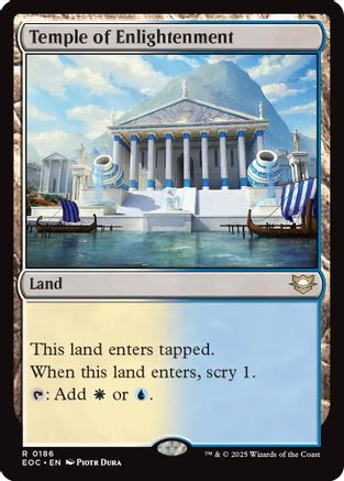 Temple of Enlightenment (EOC-186) - Commander: Edge of Eternities | Grognard Games