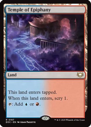Temple of Epiphany (EOC-187) - Commander: Edge of Eternities | Grognard Games