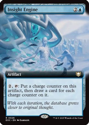 Insight Engine (Extended Art) (EOC-026) - Commander: Edge of Eternities | Grognard Games