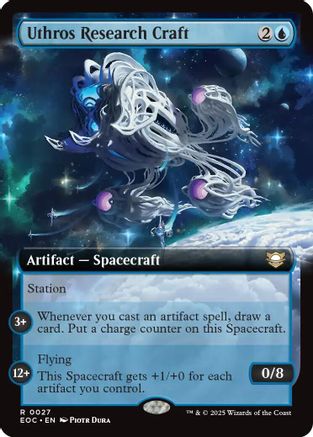 Uthros Research Craft (Extended Art) (EOC-027) - Commander: Edge of Eternities | Grognard Games