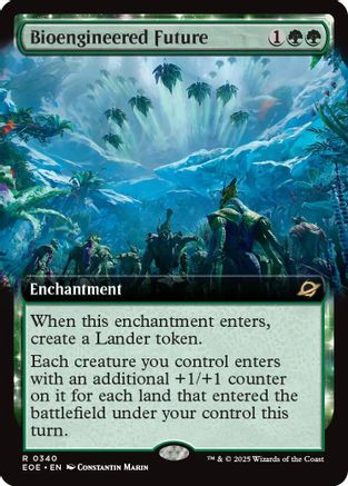 Bioengineered Future (Extended Art) (EOE-340) - Edge of Eternities | Grognard Games