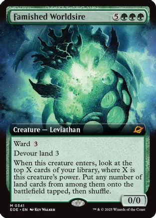 Famished Worldsire (Extended Art) (EOE-341) - Edge of Eternities | Grognard Games