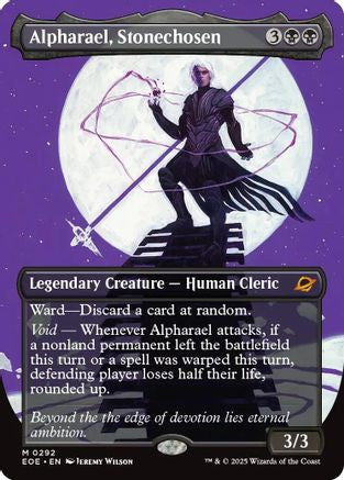 Alpharael, Stonechosen (Borderless) (EOE-292) - Edge of Eternities Foil | Grognard Games