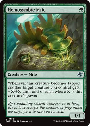 Hemosymbic Mite (EOE-190) - Edge of Eternities Foil | Grognard Games