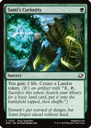 Sami's Curiosity (EOE-230) - Edge of Eternities Foil | Grognard Games