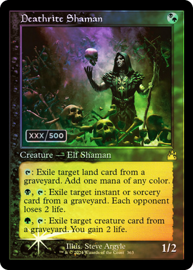 Deathrite Shaman (Retro) (Serialized) [Ravnica Remastered] | Grognard Games