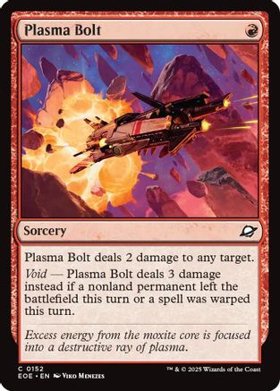 Plasma Bolt (EOE-152) - Edge of Eternities Foil | Grognard Games