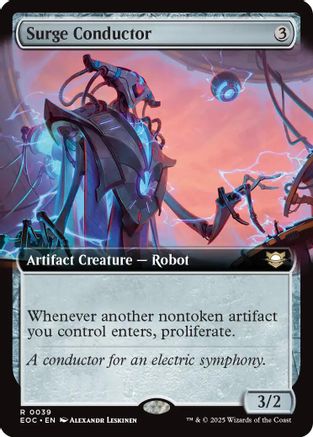 Surge Conductor (Extended Art) (EOC-039) - Commander: Edge of Eternities | Grognard Games