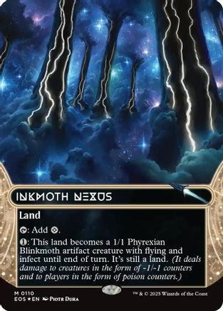 Inkmoth Nexus (0110) (Borderless) (Galaxy Foil) (EOS-110) - Edge of Eternities: Stellar Sights Foil | Grognard Games